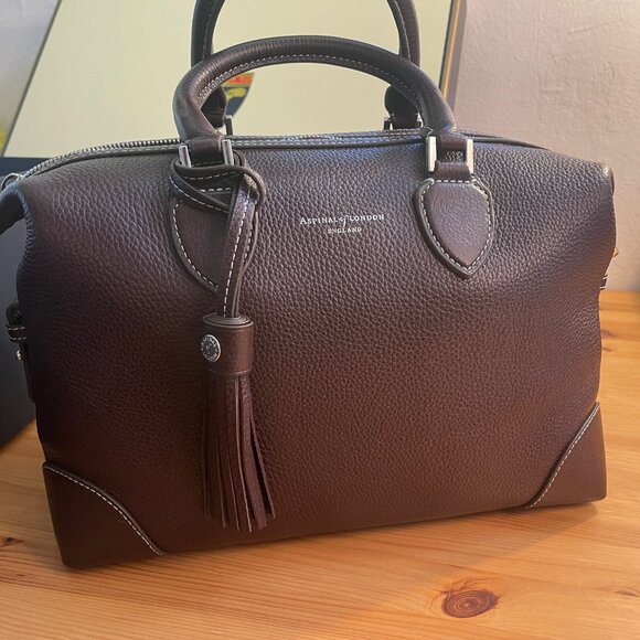 NWT Hudson Bag - Aspinal of London - with original box with dust bag - Picture 4 of 16